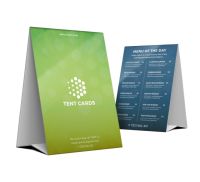 Tent Cards, Custom Printed, TC-P-001