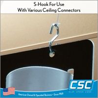 Clip Strip Corp.'s SH-125, 1.625" S-Hook for hanging strips