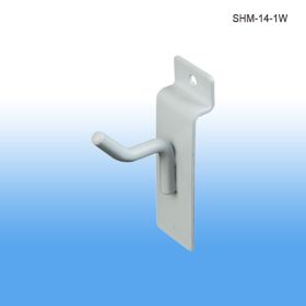 white display hooks for slatwall, SHM-14-1W