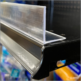 Extruded Front Shelf Fence, EFF-37 by clip strip corp.