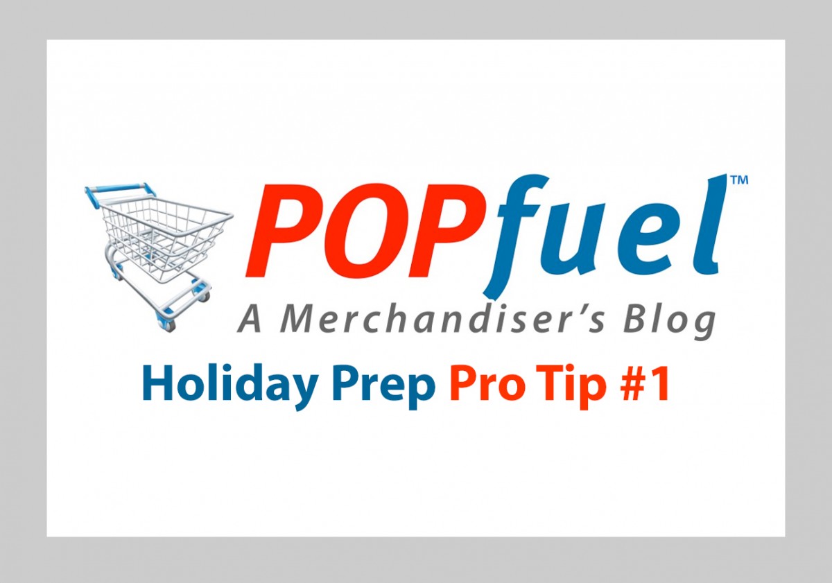 Cart with logo - POP Fuel a Merchandisers Blog Pro Tip