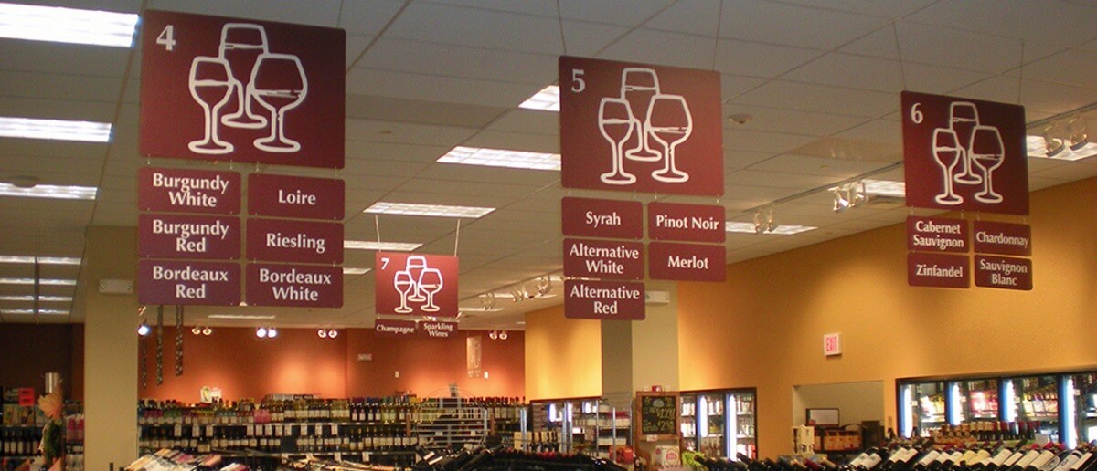 liquor store signage